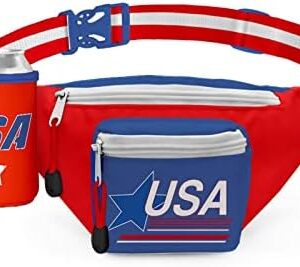 Tipsy Elves American Flag Fanny Packs for July 4th BBQs