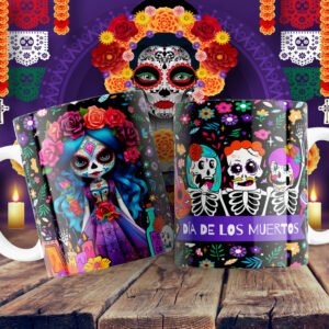 Catrina Halloween Mug – 20 Elegant Designs