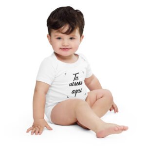 Body de bebé manga corta
