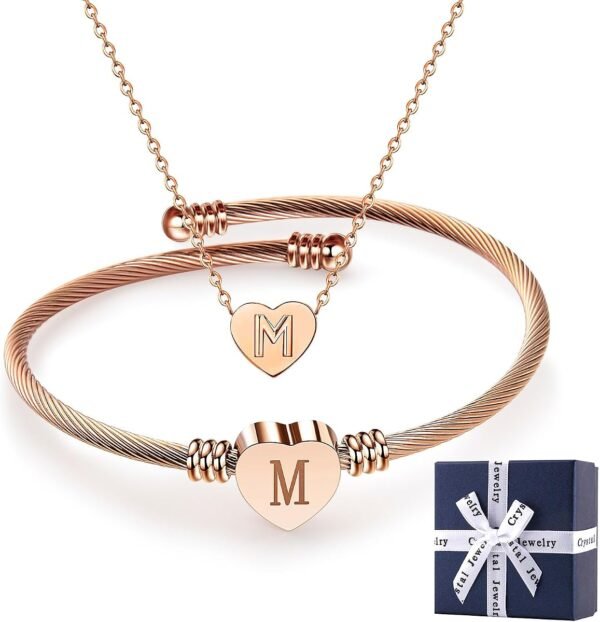 Personalized initial bracelet