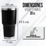 Tumbler dimensions: 30 oz, 19.5 cm tall
