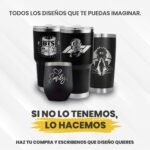 Personalization options for the engraved tumbler
