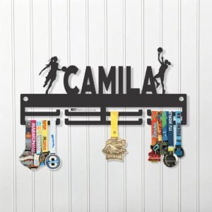 Personalized Medal Hanger – Laser-Cut MDF Display Rack, 12 Hooks